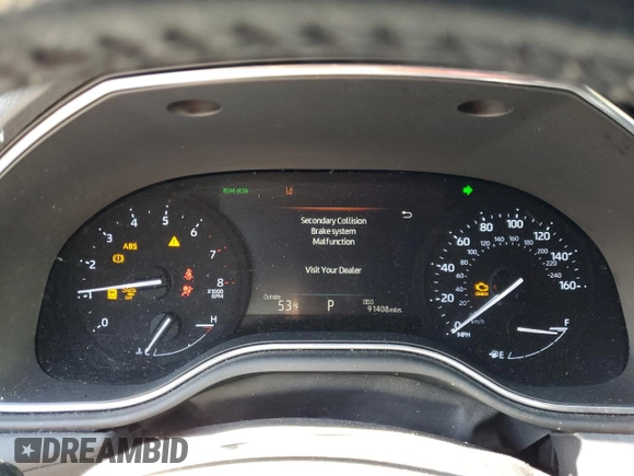 2019 Toyota Avalon XLE with VIN 4T1BZ1FB1KU010041, listed as a Copart auction lot 46775015 with 91,408 mi miles and Salvage Title. Bid and sale history available at DreamBid. Image 9.