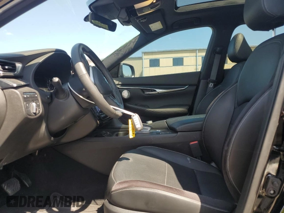 2023 Infiniti QX50 Sport with VIN 3PCAJ5FA4PF119678, listed as a Copart auction lot 72553294 with 10,576 mi miles and Salvage title. Bid and sale history available at DreamBid. Image 7.