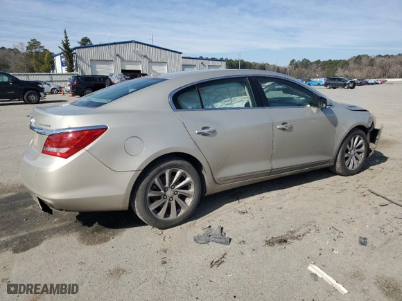 2014 Buick LaCrosse Leather with VIN 1G4GB5G34EF126299, listed as a Copart auction lot 43259535 with 185,165 mi miles and Salvage Title. Bid and sale history available at carsss.com. Image 3.