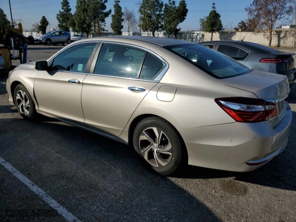 2016 Honda Accord Sedan LX with VIN 1HGCR2F37GA066292, listed as a Copart auction lot 45606335 with 76,836 mi miles and Salvage Title. Bid and sale history available at carsss.com. Image 2.