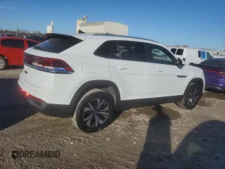 2024 Volkswagen Atlas SE with VIN 1V2DE2CA0RC244941, listed as a Copart auction lot 78818354 with 410 mi miles and Salvage title. Bid and sale history available at DreamBid. Image 3.