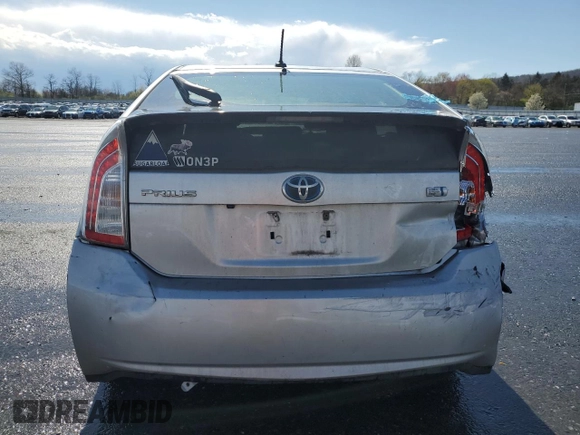 2014 Toyota Prius Four with VIN JTDKN3DUXE0371487, listed as a Copart auction lot 53152225 with 229,390 mi miles and Salvage Title. Bid and sale history available at DreamBid. Image 6.