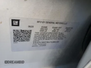 2020 Chevrolet Malibu LS with VIN 1G1ZC5ST3LF128133, listed as a Copart auction lot 52878365 with 123,786 mi miles and Salvage Title. Bid and sale history available at DreamBid. Image 12.