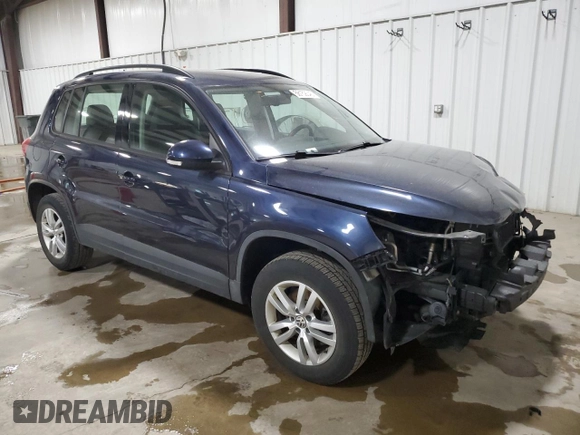 2016 Volkswagen Tiguan S z VIN WVGBV7AX6GW529387, wystawiony jako Copart lot #56159045 z przebiegiem 76 213 mil mil oraz Szkoda całkowita • Salvage title. Historia ofert i sprzedaży dostępna na DreamBid. Obrazek 4.