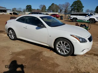 2014 Infiniti Q60 with VIN JN1CV6FE6EM901221, listed as a Copart auction lot 48051285 with 117,304 mi miles and Salvage Title. Bid and sale history available at DreamBid. Image 4.