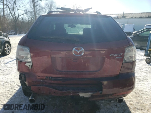 2010 Mazda CX-7 Grand Touring z VIN JM3ER4W38A0302844, wystawiony jako Copart lot #42285205 z przebiegiem 147 403 mil mil oraz Szkoda całkowita • Salvage title. Historia ofert i sprzedaży dostępna na DreamBid. Obrazek 6.