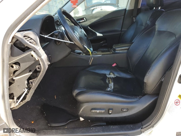 2010 Lexus IS 250 with VIN JTHBF5C21A5126663, listed as a Copart auction lot 43087425 with NaN miles and Salvage Title. Bid and sale history available at carsss.com. Image 7.