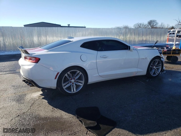 2017 Chevrolet Camaro 2LT with VIN 1G1FD1RSXH0152428, listed as a Copart auction lot 87653215 with 69,642 mi miles and Salvage Title. Bid and sale history available at carsss.com. Image 3.