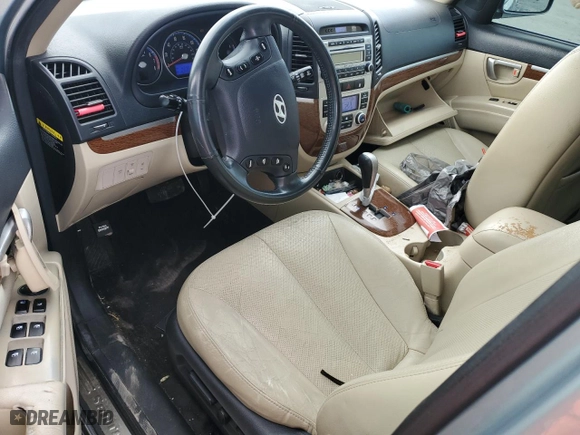 2008 Hyundai Santa Fe SE with VIN 5NMSH13E38H156298, listed as a Copart auction lot 52581955 with 152,963 mi miles and Salvage Title. Bid and sale history available at carsss.com. Image 8.