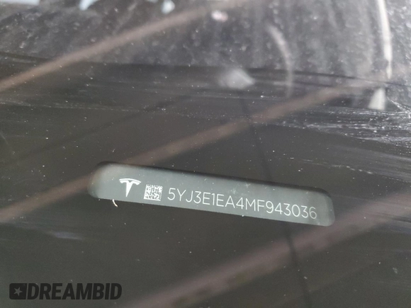 2021 Tesla Model 3 Standard Range Plus z VIN 5YJ3E1EA4MF943036, wystawiony jako Copart lot #54008355 z przebiegiem 62 981 mil mil oraz Szkoda całkowita • Salvage title. Historia ofert i sprzedaży dostępna na DreamBid. Obrazek 12.