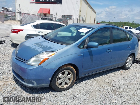 2007 Toyota Prius with VIN JTDKB20U377558458, listed as a IAAI auction lot 42121811 with 1 mi miles. Bid and sale history available at carsss.com. Image 2.
