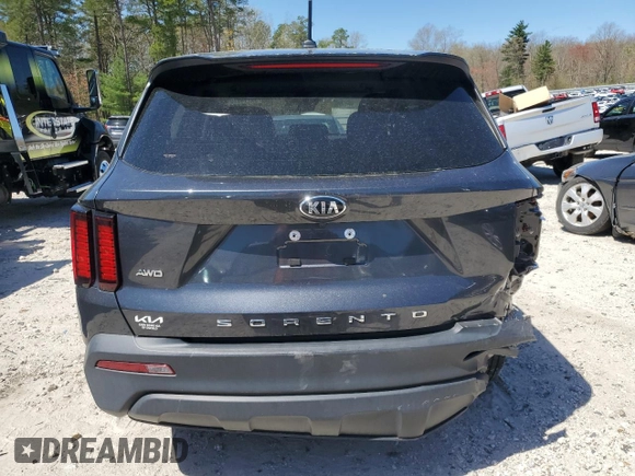 2021 Kia Sorento LX z VIN 5XYRGDLC4MG073856, wystawiony jako Copart lot #55114875 z przebiegiem 52 439 mil mil oraz Szkoda całkowita • Salvage title. Historia ofert i sprzedaży dostępna na DreamBid. Obrazek 6.