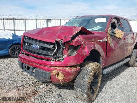 2013 Ford F-150 XL with VIN 1FTFW1CF4DFD68196, listed as a IAAI auction lot 41051752 with 164,149 mi miles. Bid and sale history available at carsss.com. Image 6.