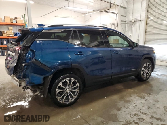 2021 GMC Terrain SLT with VIN 3GKALVEV6ML315797, listed as a Copart auction lot 49456275 with 74,142 mi miles and Salvage Title. Bid and sale history available at DreamBid. Image 3.