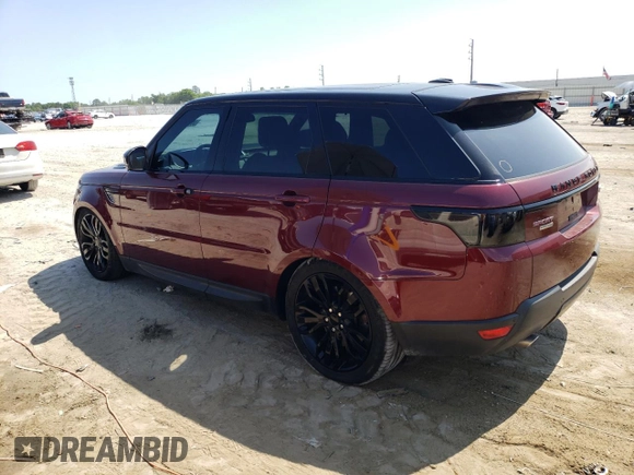 2015 Land Rover Range Rover Sport Supercharged with VIN SALWR2TFXFA531374, listed as a Copart auction lot 55632385 with 141,523 mi miles and Clean Title. Bid and sale history available at DreamBid. Image 2.