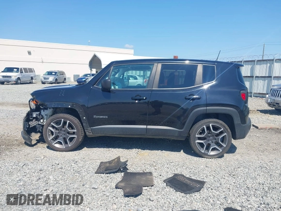 2020 Jeep Renegade Sport with VIN ZACNJBAB9LPL76867, listed as a IAAI auction lot 42269754 with 69,638 mi miles and . Bid and sale history available at DreamBid. Image 14.