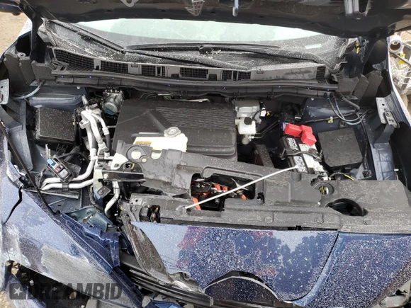 2025 Nissan LEAF SV Plus with VIN 1N4CZ1CV8SC561070, listed as a Copart auction lot 41474905 with 572 mi miles and Salvage Title. Bid and sale history available at carsss.com. Image 14.