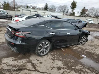 2019 Nissan Maxima SV with VIN 1N4AA6AV1KC361548, listed as a Copart auction lot 42055085 with 0 mi miles and Salvage Title. Bid and sale history available at carsss.com. Image 3.