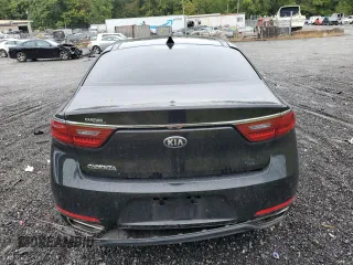 2018 Kia Cadenza Premium with VIN KNALC4J11J5120183, listed as a Copart auction lot 72858454 with 105,656 mi miles and Salvage Title. Bid and sale history available at carsss.com. Image 6.