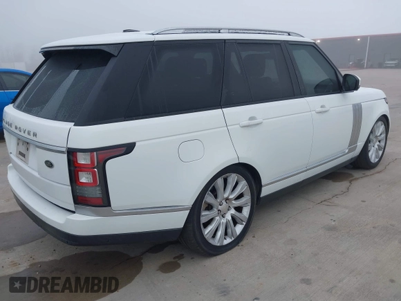 2015 Land Rover Range Rover Supercharged with VIN SALGS2TF9FA213352, listed as a IAAI auction lot 41685768 with 100,994 mi miles and . Bid and sale history available at DreamBid. Image 4.