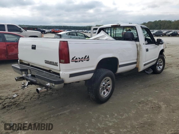 1998 Chevrolet Silverado 1500 with VIN 1GCEK14R8WE171234, listed as a Copart auction lot 72277424 with Not Provided miles and Salvage Title. Bid and sale history available at DreamBid. Image 3.