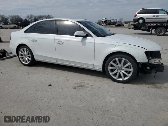 2013 Audi A4 Premium Plus with VIN WAUFFAFL7DN029789, listed as a Copart auction lot 50773695 with 98,827 mi miles and Clean Title. Bid and sale history available at carsss.com. Image 4.