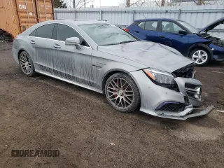 2015 Mercedes-Benz CLS-Class CLS 63 AMG S-Model with VIN WDDLJ7GB9FA154967, listed as a Copart auction lot 75459713 with 155,982 mi miles. Bid and sale history available at carsss.com. Image 4.
