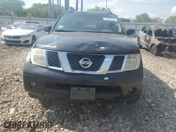 2008 Nissan Frontier SE with VIN 1N6AD07WX8C434839, listed as a Copart auction lot 57076735 with 229,000 mi miles and Clean title. Bid and sale history available at DreamBid. Image 5.