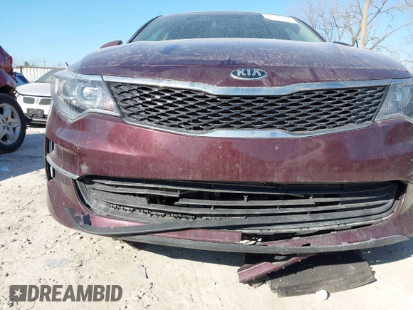 2018 Kia Optima LX with VIN 5XXGT4L32JG228231, listed as a IAAI auction lot 41754709 with 96,593 mi miles. Bid and sale history available at carsss.com. Image 6.