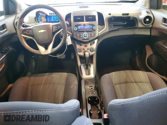2012 Chevrolet Sonic LT with VIN 1G1JC5SH4C4189043, listed as a Copart auction lot 64846625 with Not provided miles and Salvage title. Bid and sale history available at DreamBid. Image 8.