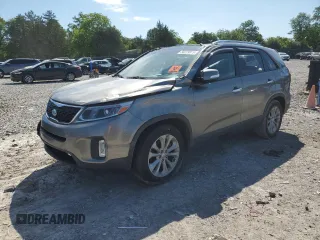 2014 Kia Sorento EX with VIN 5XYKU4A73EG538855, listed as a Copart auction lot 58229915 with 145,161 mi miles and Salvage title. Bid and sale history available at DreamBid. Image 1.