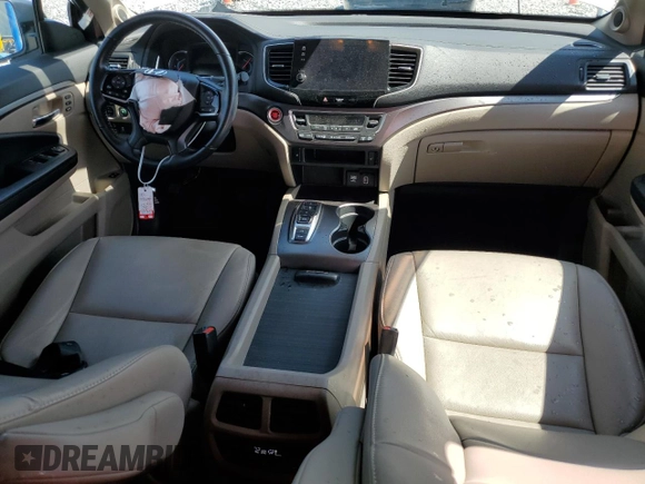 2021 Honda Pilot EX-L with VIN 5FNYF6H52MB090375, listed as a Copart auction lot 61666305 with 24,073 mi miles and Salvage title. Bid and sale history available at DreamBid. Image 8.