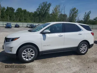 2019 Chevrolet Equinox LT z VIN 3GNAXUEV8KS660933, wystawiony jako Copart lot #66079965 z przebiegiem 27 914 mil mil oraz Szkoda całkowita • Salvage title. Historia ofert i sprzedaży dostępna na DreamBid. Obrazek 1.