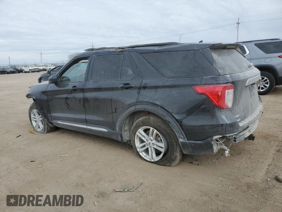 2020 Ford Explorer XLT with VIN 1FMSK8DH5LGD16535, listed as a Copart auction lot 44699695 with 46,678 mi miles and Salvage Title. Bid and sale history available at carsss.com. Image 2.