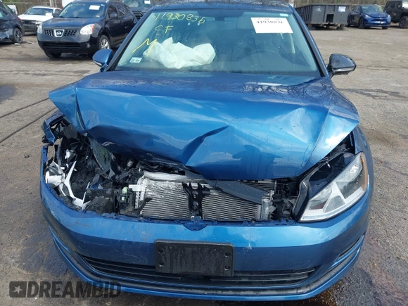 2017 Volkswagen Golf S with VIN 3VW217AU9HM037828, listed as a IAAI auction lot 41930836 with 93,602 mi miles and . Bid and sale history available at DreamBid. Image 12.