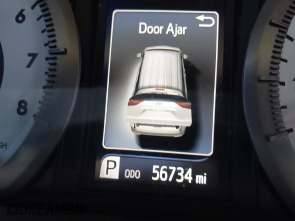 2020 Toyota Sienna SE with VIN 5TDXZ3DC9LS043621, listed as a IAAI auction lot 42670891 with 56,734 mi miles and . Bid and sale history available at DreamBid. Image 16.