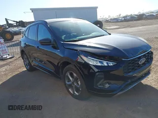 2024 Ford Escape ST-Line with VIN 1FMCU0MN1RUA12893, listed as a IAAI auction lot 42099878 with 26,414 mi miles and . Bid and sale history available at DreamBid. Image 1.