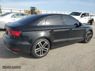 2017 Audi A3 Sedan Premium with VIN WAUAUGFF4H1060444, listed as a Copart auction lot 50250615 with 142,942 mi miles and Salvage Title. Bid and sale history available at carsss.com. Image 3.