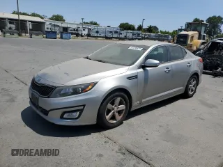 2015 Kia Optima LX with VIN 5XXGM4A7XFG384785, listed as a Copart auction lot 62236525 with 156,027 mi miles and Clean title. Bid and sale history available at DreamBid. Image 1.