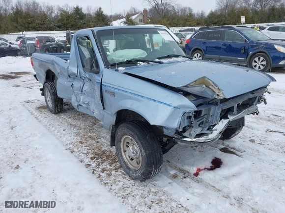 1998 Ford Ranger XL with VIN 1FTYR10U7WUA82148, listed as a IAAI auction lot 41619390 with 0 mi miles. Bid and sale history available at carsss.com. Image 6.