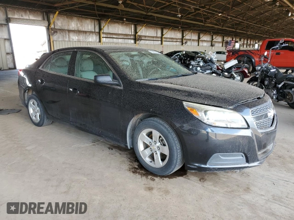 2013 Chevrolet Malibu LS with VIN 1G11B5SA5DF343870, listed as a Copart auction lot 56257585 with 163,659 mi miles and Clean Title. Bid and sale history available at DreamBid. Image 4.