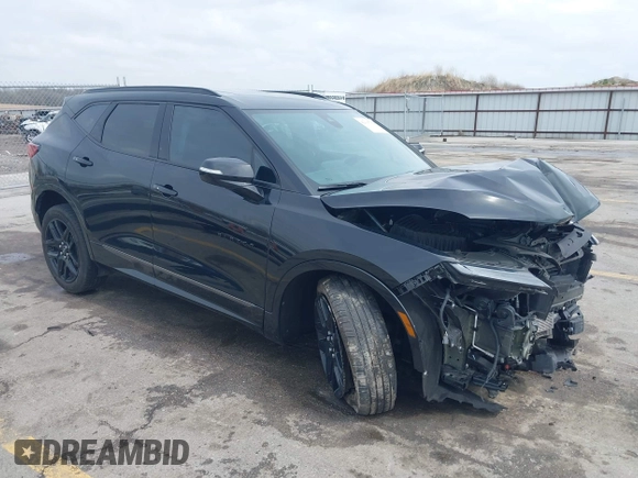 2023 Chevrolet Blazer RS with VIN 3GNKBKRS0PS225810, listed as a IAAI auction lot 42115702 with 36,393 mi miles and . Bid and sale history available at DreamBid. Image 1.