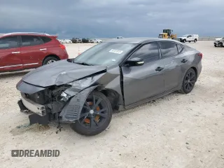 2018 Nissan Maxima SL with VIN 1N4AA6AP0JC401084, listed as a Copart auction lot 54351915 with 44,796 mi miles and Salvage title. Bid and sale history available at DreamBid. Image 1.