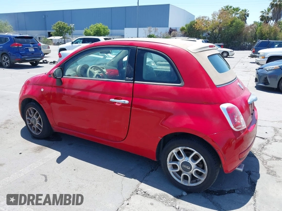 2012 FIAT 500 Pop with VIN 3C3CFFDR5CT352669, listed as a IAAI auction lot 42403655 with 238,711 mi miles and . Bid and sale history available at DreamBid. Image 3.