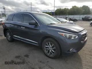 2014 Infiniti QX60 with VIN 5N1AL0MM6EC530421, listed as a Copart auction lot 55479135 with 145,573 mi miles and Clean Title. Bid and sale history available at DreamBid. Image 4.
