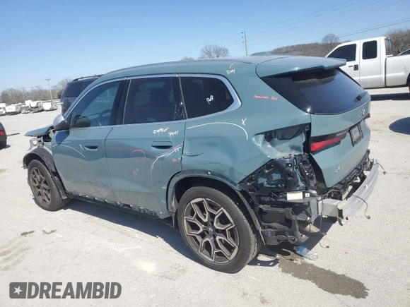 2024 BMW X1 xDrive28i with VIN WBX73EF00R5Z01009, listed as a Copart auction lot 48136195 with 15,133 mi miles and Salvage Title. Bid and sale history available at carsss.com. Image 2.