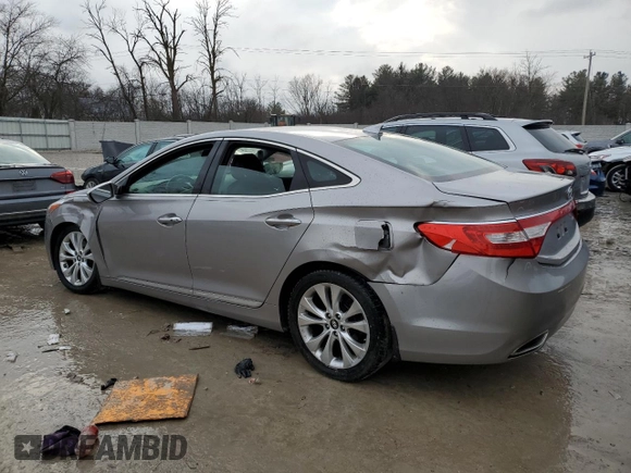 2013 Hyundai Azera with VIN KMHFG4JG6DA222207, listed as a Copart auction lot 46831495 with 68,234 mi miles and Salvage Title. Bid and sale history available at DreamBid. Image 2.