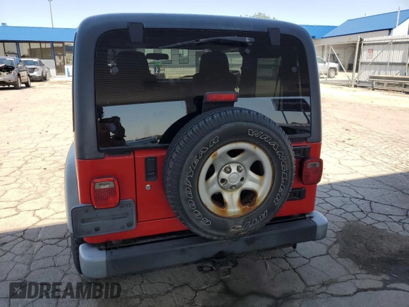 2005 Jeep Wrangler X with VIN 1J4FA39S35P360241, listed as a Copart auction lot 63486375 with 85,051 mi miles and Salvage title. Bid and sale history available at DreamBid. Image 6.
