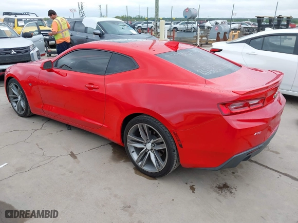 2016 Chevrolet Camaro 2LT with VIN 1G1FD1RS2G0133841, listed as a IAAI auction lot 41874772 with 104,840 mi miles. Bid and sale history available at carsss.com. Image 3.