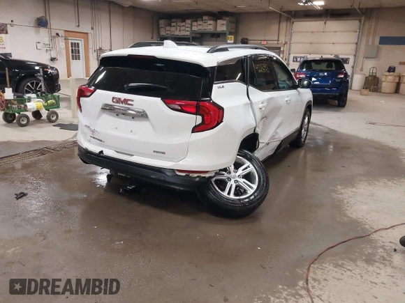 2020 GMC Terrain SLE with VIN 3GKALTEV9LL261804, listed as a IAAI auction lot 42256965 with 43,625 mi miles and . Bid and sale history available at DreamBid. Image 4.